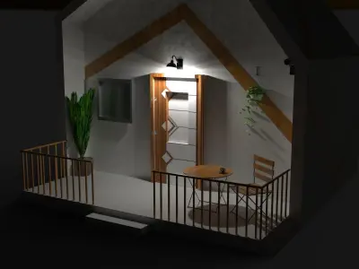 3D Smart Cabin  3D model