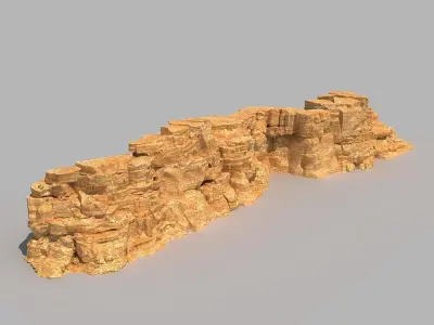 Desert Rock 3D model
