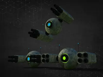 Soldier Drone Type 2 3D model