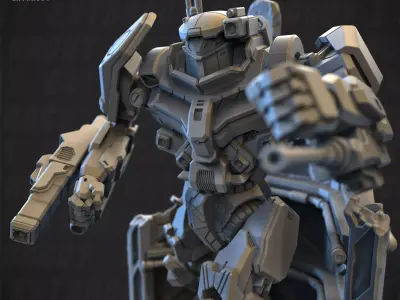 Dark Knight Poseable 160mm and 50mm 3D print model