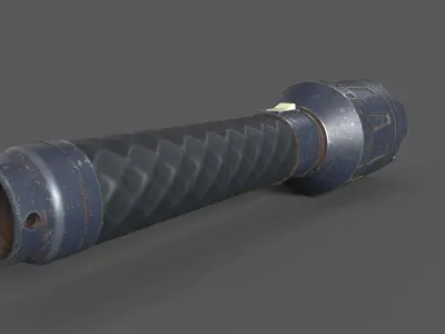 Flashlight Free low-poly 3D model