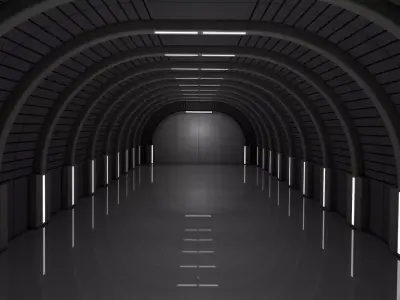 Underground Tunnel  3D model