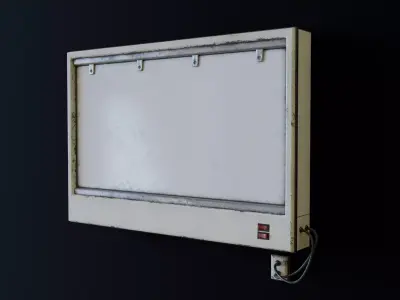 X-Ray Light Box Low-poly 3D model