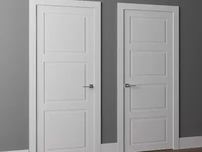 Doors Volkhovets Neo Classic 8003 8004 3D model