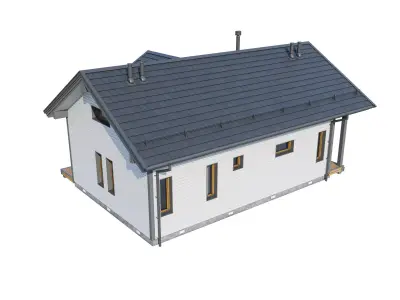 Alpine house Perfect 3D model