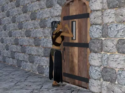 Castle Walls Free 3D model