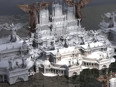 Victorian Angel City collection 1 3D model