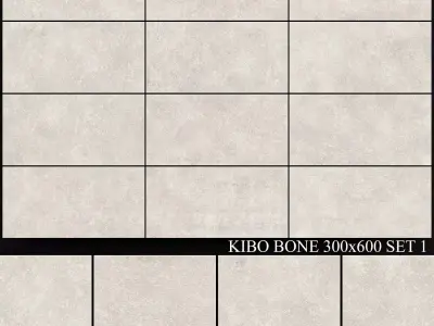 Yurtbay Seramik Kibo Bone 300x600 Set 1 3D model