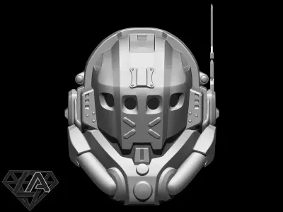 TitanFall 2 Pilot Sci fi helmet 3D print model