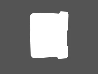 UHD High tech Graphical Interface v7 001 Low-poly 3D model