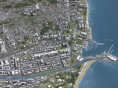 Sochi Low-poly 3D model