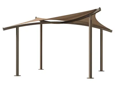 Sprech sail Shade gazebo tension structure 3D model