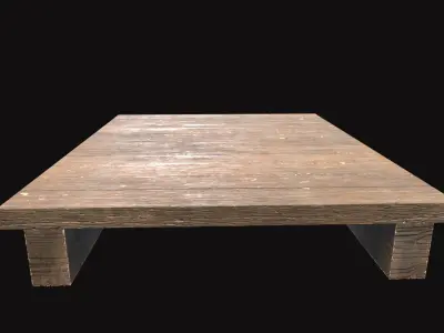 Medieval Floor V02 Low-poly 3D model