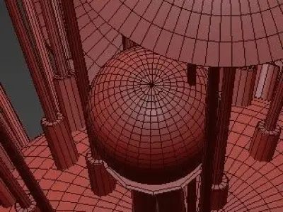 Bilbao Purple Lighting 3D model