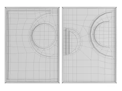 Set of two paintings Pair 27 3D model