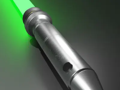 Asajj Ventress Padawan Lightsaber - 3D Print Model 3D print model