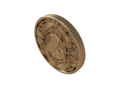 Avalanche Coin v7 002 3D model
