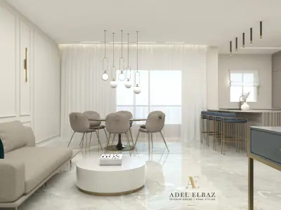 Modern European style house 3D model