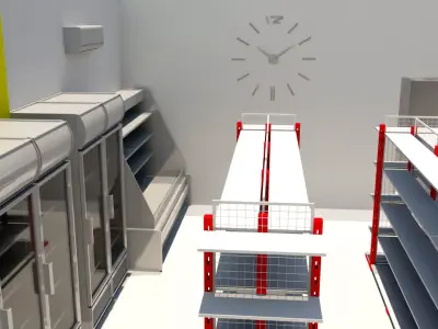 Alfamart Grocery Store 3D print model