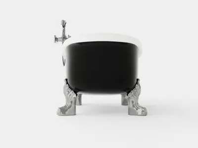 Bath Tub Low-poly 3D model