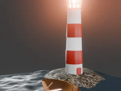 Lighthouse 3D model