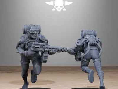 Corrupted Guard Abhumans 3D print model