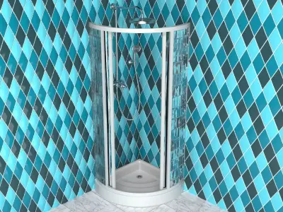 Shower 3D model