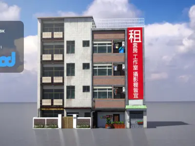 TW House 005 3D model