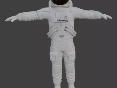 Spacesuit Astronaut EVA Suit 3D Model High Detail 3D model
