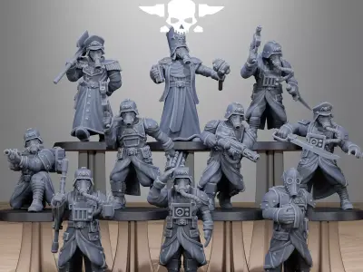 GrimGuard Vigils 3D print model