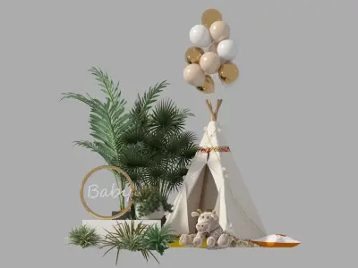 Holiday Decorations 3D model