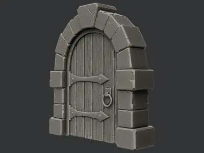 a Door sculpt  3D model