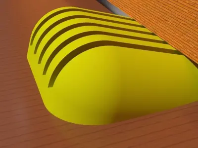 A  printable doorstop 3D print model