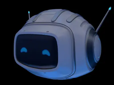 Cartoon Robot 3D model