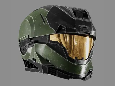 Halo Master Chief Helmet 3D model