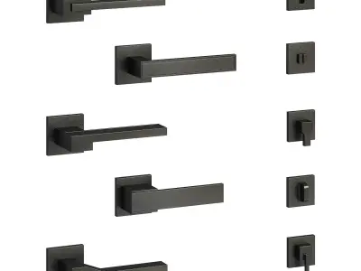 Door handle 002 3D model