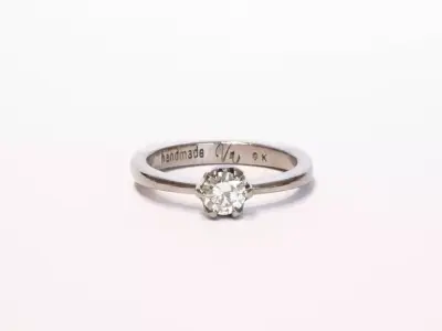 Single Diamond Ring 3D print model