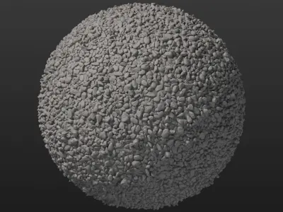 White small pebbles gravel texture Texture