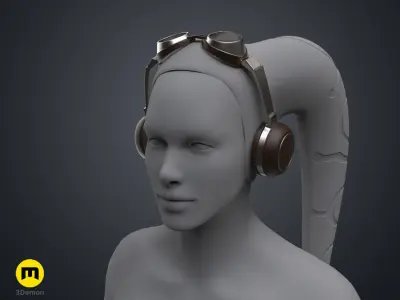 Hera Syndullas Flight Goggles - Star Wars 3D print model