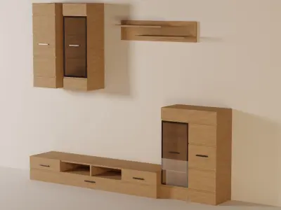 AlphaB2B Tv SNOW - Tv set Free low-poly 3D model