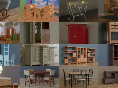 Mega pack of modern furniture