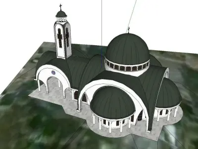 Architecture-Religion-God-Culture-Temple-086 church 3D model