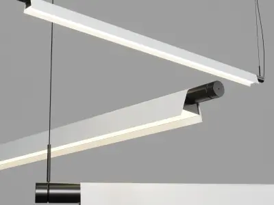 Compendium D81BW hanglamp Luceplan Low-poly 3D model