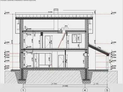 Private House 150 m2 complete project for assembly  3D model