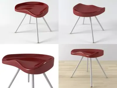 Tabouret No307  1951 3D model