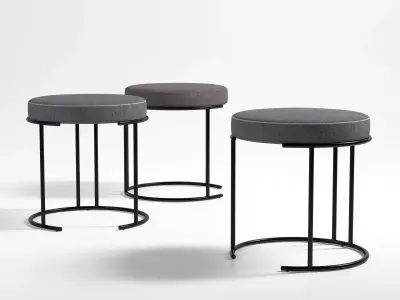 Nina stool and stool 3D model