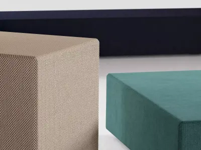 Arch ottomans 3D model