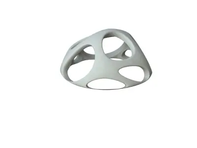 SciFi Cube Object No 54811 Low Poly Shape Low-poly 3D model