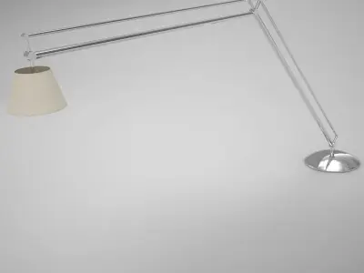 lamp04 floor lamp with shade 3D model