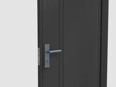 Door E2 Low-poly 3D model